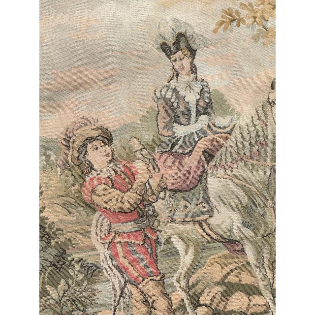 French Aubusson Tapestry by Jacquard, 1960s For Sale - Image 9 of 18
