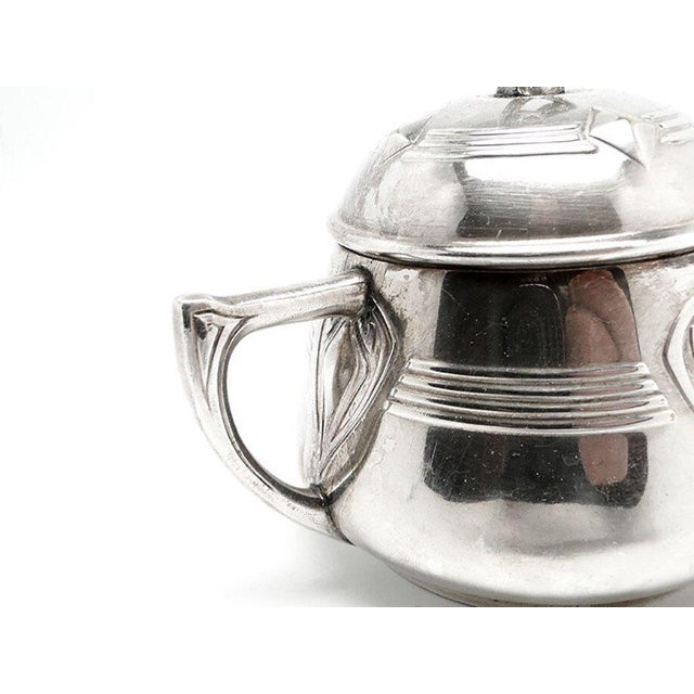 Sugar Bowl from WMF, Germany, Early 20th Century For Sale - Image 5 of 13