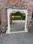 Large Antique English Painted Overmantle Mirror For Sale - Image 9 of 10