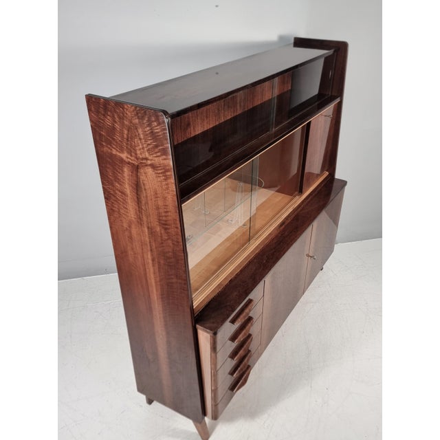 Vintage Cabinet in Walnut from Tatra, 1970s For Sale - Image 3 of 12