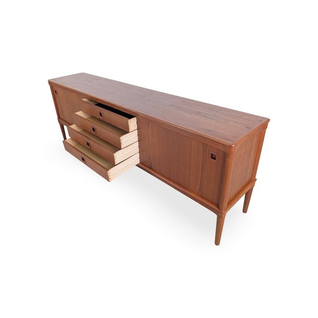 Wood Mid-Century Teak Sideboard by H. W. Klein for Bramin For Sale - Image 7 of 11