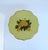 Gold Gold Giltwood Scalloped Side Accent Table With Floral Top, Late 20th Century For Sale - Image 8 of 15