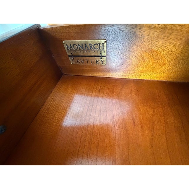 Century Furniture Chinoiserie Style Painted Server With Removable Tray by Century For Sale - Image 4 of 18