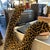 Curvaceous Leopard Print Custom Chair For Sale - Image 4 of 9