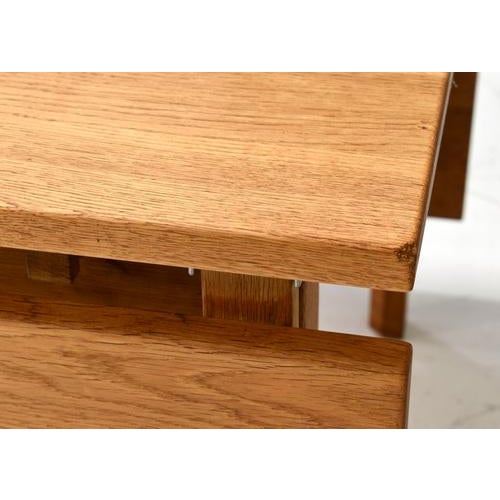 Scandinavian Drop Leaf Dining Table in Oak, 1970s For Sale - Image 14 of 17