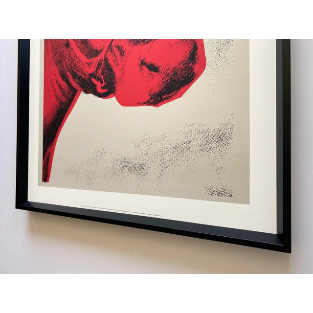 Andy Warhol Foundation Fine Art Lithograph Print Framed Extra Large Pop Art Poster " Cow " 1976 For Sale - Image 12 of 13