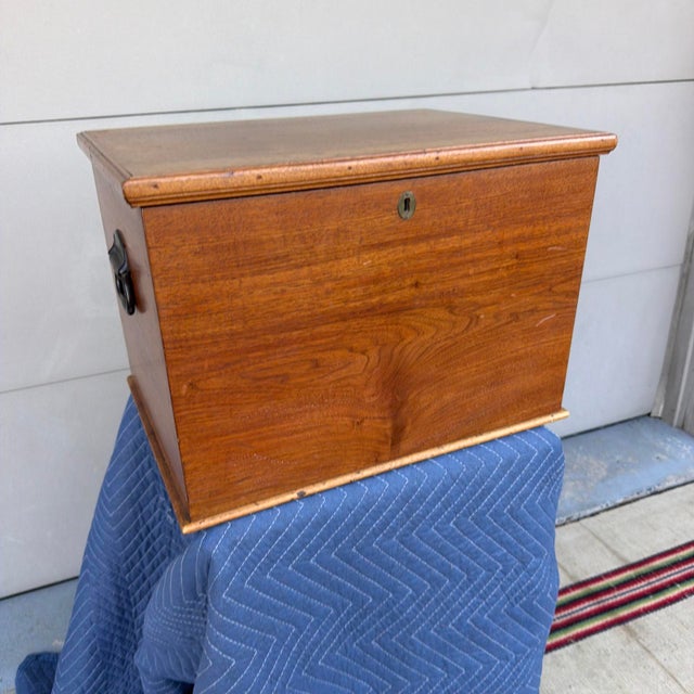 Antique Walnut Dovetailed Document or Storage Box, Pennsylvania, Circa 1850s For Sale - Image 14 of 18