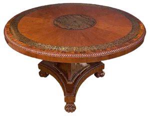 Antique Regency Mahogany Center Table