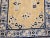 Vintage Chinese Art Deco Rug, Hand-Knotted Wool, Tan & Blue, 1900s For Sale In Chicago - Image 6 of 12