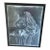 Naomi Sanders Original Framed Charcoal Still Life Drawing of Urn and Drapery, 2000 For Sale