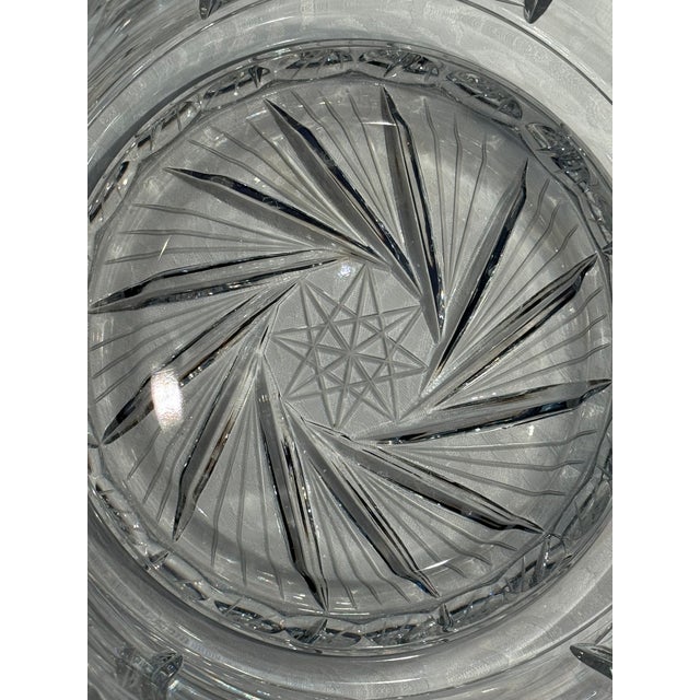 Traditional 1990s Bohemian Crystal Bowl For Sale - Image 3 of 7