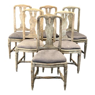 Rococo Dining Chairs, Set of 6 For Sale