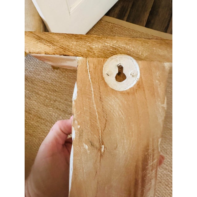 Wood Carved Wooden Wall Brackets, a Pair For Sale - Image 7 of 7
