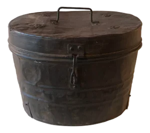 Vintage Metal Storage Container