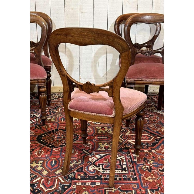 Victorian Mahogany English Chairs, 1970s, Set of 8 For Sale - Image 12 of 18