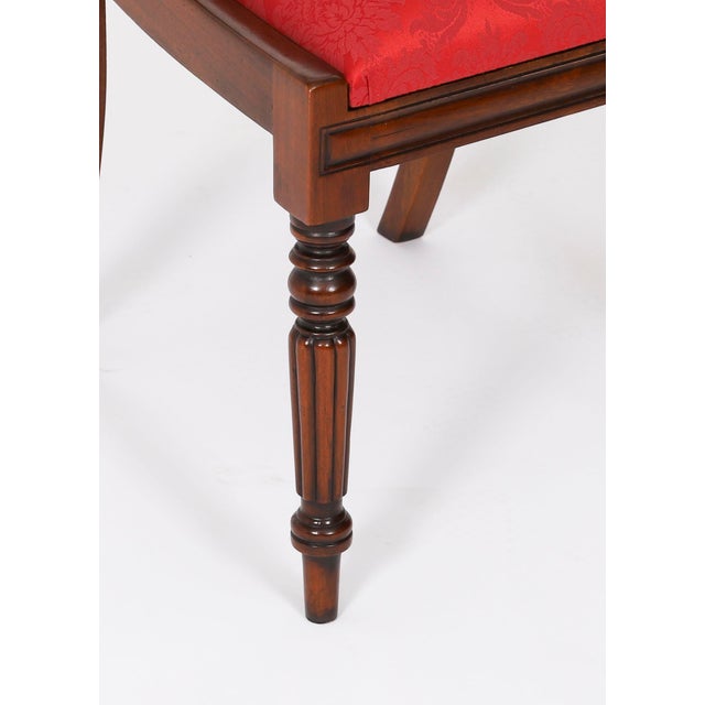 Wood Vintage Regency Revival Swag Back Dining Chairs, Set of 22 For Sale - Image 7 of 17