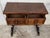 Wood Early 20th Century Spanish Colonial Narrow Console Table with Two Drawers with Iron Hardware For Sale - Image 7 of 18