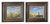 Highly stylized pair of oil paintings depicting Venice harbor. Impressionistic style with thick impasto brush strokes with...