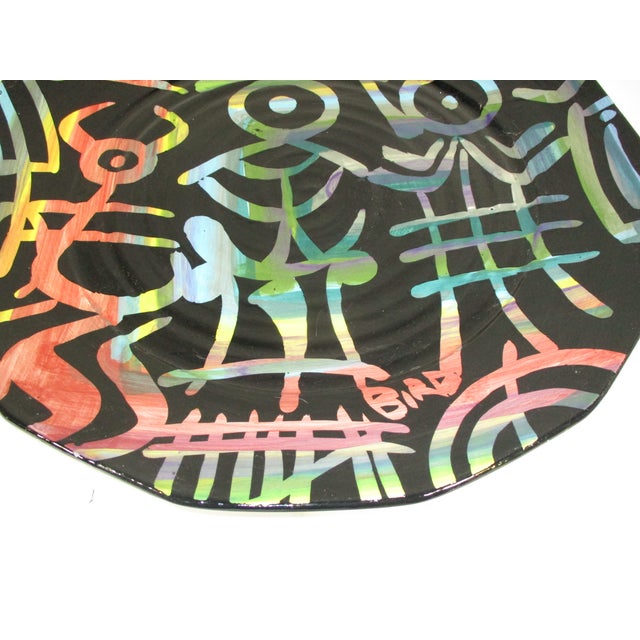 1980s Abstract Bird Pottery Abstract Wall Art Piece For Sale - Image 6 of 9