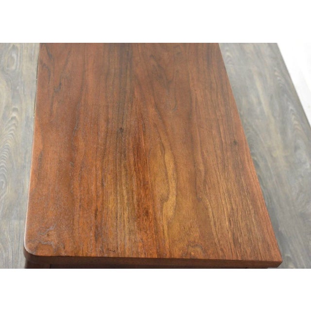 Wood Refinished Broyhill Saga Walnut Credenza For Sale - Image 7 of 11