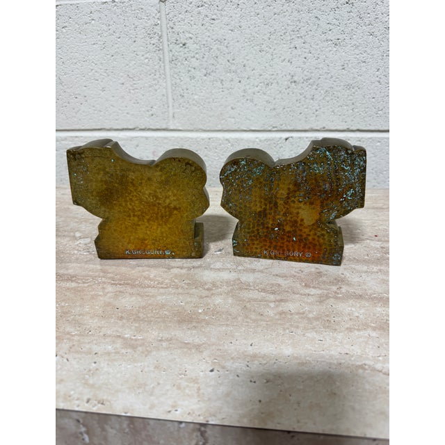 Art Deco Bronze Pekinese Bookends For Sale - Image 4 of 8