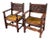Spanish Armchairs in Carved Wood, 1900, Set of 2 For Sale