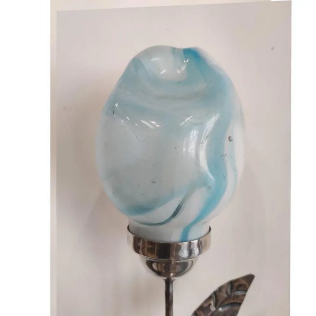 Blown Glass Flower Sculpture by Vinicio Vianello & Gianni Zennaro For Sale - Image 13 of 16