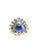 Bochic “Orient” Vintage Rose Cut Diamond & Tanzanite Ring Set 18K Gold & Silver Natural Tanzanite 5.00 Carats Natural Rose...