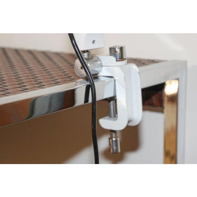 Metal Elio Martinelli, Martinelli Luce Cobra Vertebra Desk Flex Lamp Model 659 For Sale - Image 7 of 13