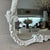 Transitional Large White Ornate Wall Mirror For Sale - Image 3 of 8
