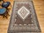 Moroccan Vintage Moroccan Rug, Handwoven Wool, Geometric Pattern, Ivory & Brown, 6’ X 8’ For Sale - Image 3 of 18