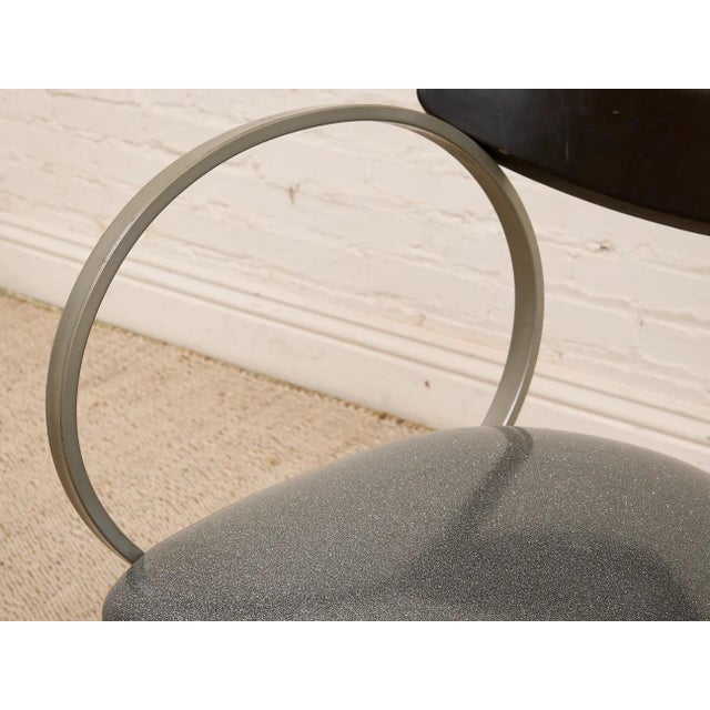 Silver Mid 20th Century Atomic Retro Chair For Sale - Image 8 of 11