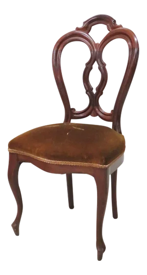 Late 19th Century Victorian Mahogany Side Chair