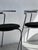 Black Stackable Chairs by Ross Littell for Atelier Areti, 1980s, Set of 4 For Sale - Image 8 of 10