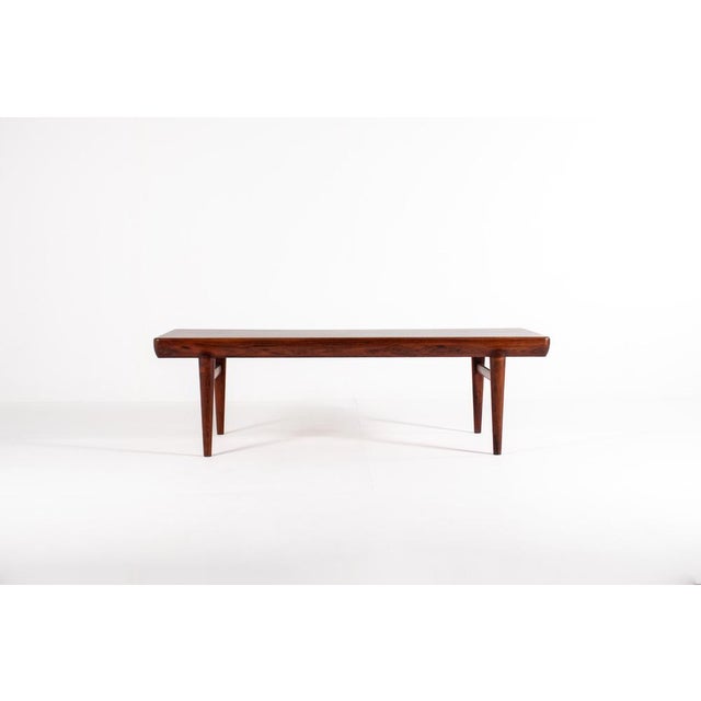 Vintage Rosewood Coffee Table by Johannes Andersen for CFC Silkeborg, 1960s For Sale - Image 17 of 18