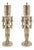 Hartwin Large Gold Metallic Decorative Nutcracker Figurines, Set of 2 For Sale