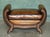 Antique Edwardian Sculptural Leather Scroll End Ottomans, 1910, Set of 2 For Sale - Image 12 of 18