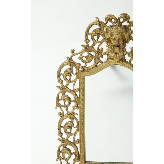 Metal 18th Century P.E. Guerin Vanity Mirror For Sale - Image 7 of 13