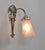 A. Richard & Muller frères A stunning 1925-1930 French art deco wall light in nickel on cast solid brass or bronze. It...