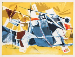 Jasha Green, "Untitled 4" Lithograph