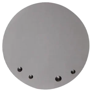 Medium Grey Dew Mirror by Rasa Balaiše for Emko
