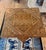 Vintage Marquetry Wood Inlay With Mother of Pearl Folding Game Table For Sale - Image 17 of 18