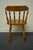 High End Vintage Solid Hard Rock Maple Colonial Early American Pub Style Side Chair For Sale In Kansas City - Image 6 of 8