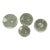 Set of 4, Vintage Controlled Bubbles Paperweights Set For Sale