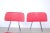 Red Vintage Vinyl Kitchen Chairs in Red, Set of 4 For Sale - Image 8 of 13