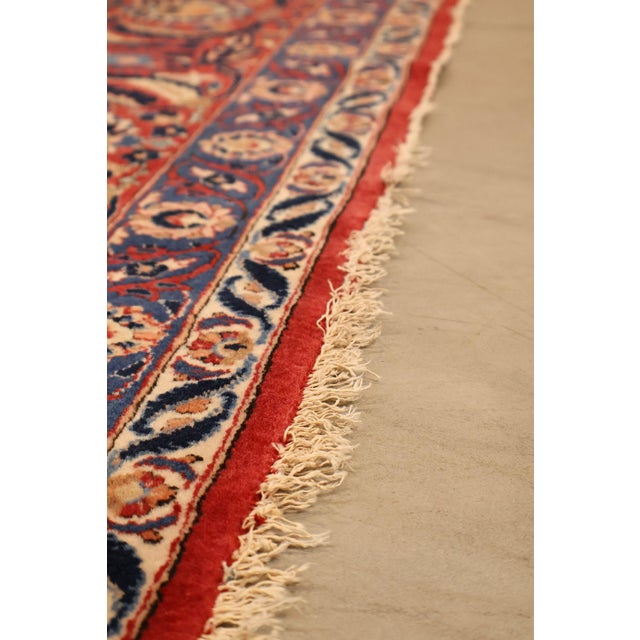 Large Hand Tied Traditional Persian Style Area Rug For Sale - Image 16 of 18