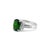 Ladies 14k White Gold Tourmaline Accented Diamond Cocktail Ring, Size 7.25 For Sale - Image 4 of 9