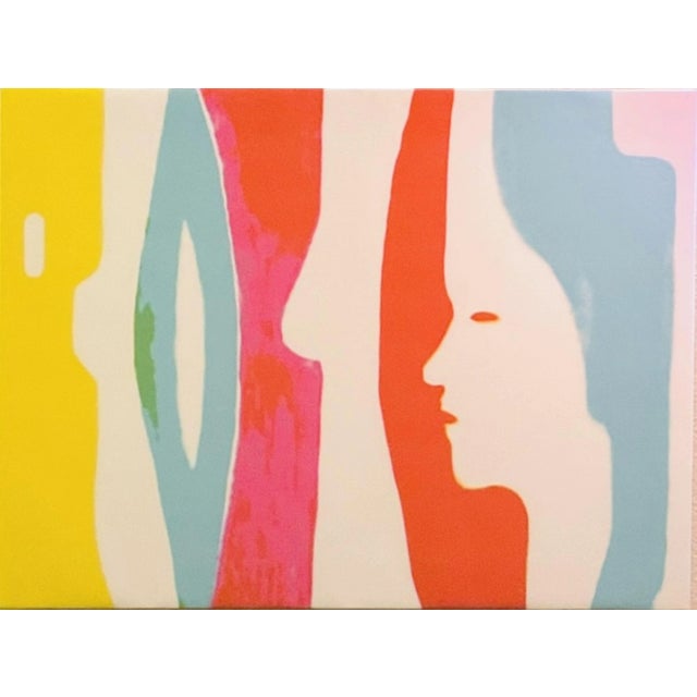 Giclée Modern Signed Print on Canvas "Dreaming of a Bright Tomorrow".................................................... For Sale - Image 4 of 12