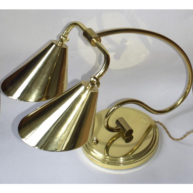 1980s Large Gilded Table Lamp by Alberto Bianchi, 1980s For Sale - Image 5 of 11