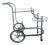 Vintage 3 Tier Rolling Bar Cart/ Tea Trolley For Sale